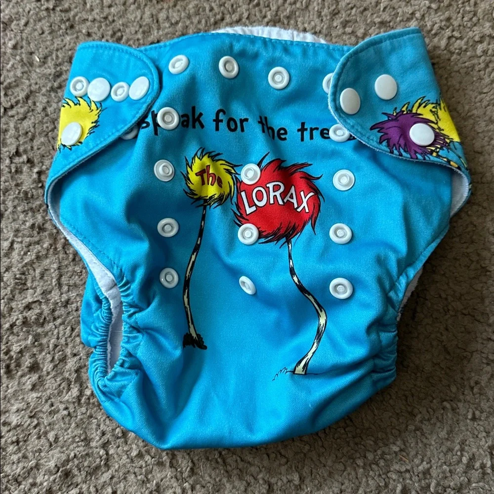 The Lorax OS Cloth Diaper Cover